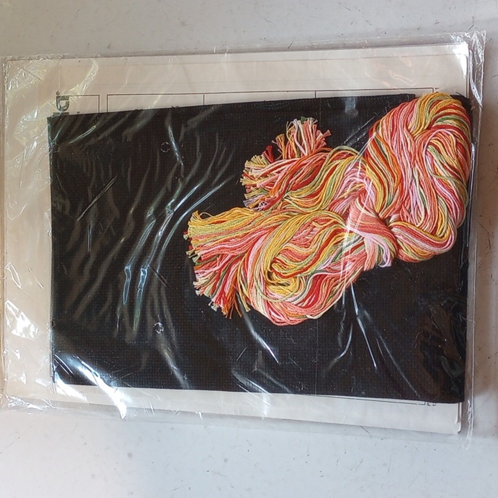 NEW Tropical Fantasy Counted Cross Stitch Sampler Kit, Bucilla 40490, Fish - Picture 5 of 5